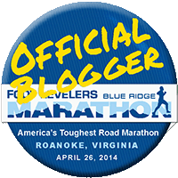 Official Blogger - 2014 Blue Ridge Marathon
