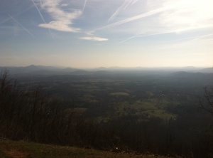 Top of Roanoke Mountain