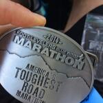 2015 Blue Ridge Marathon finisher's meda